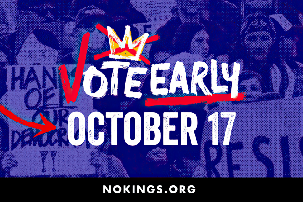 No Kings Vote Early2